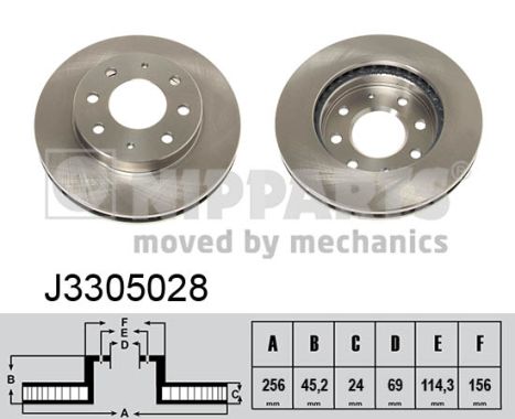 Nipparts Remschijven J3305028