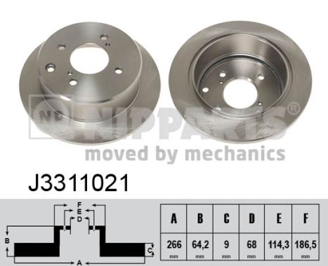 Nipparts Remschijven J3311021