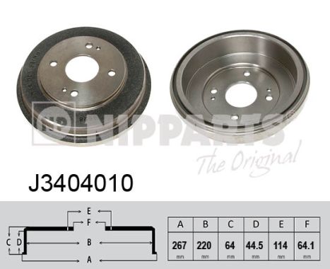 Nipparts Remtrommel J3404010