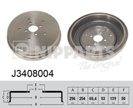 Nipparts Remtrommel J3408004