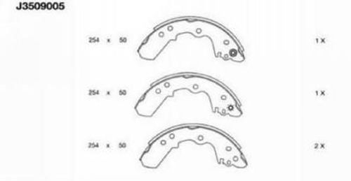 Nipparts Remschoen set J3509005