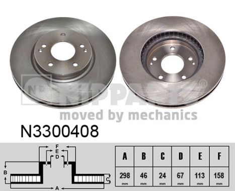 Nipparts Remschijven N3300408