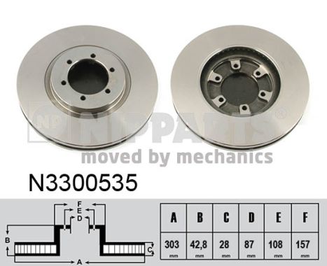 Nipparts Remschijven N3300535