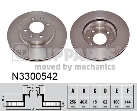 Nipparts Remschijven N3300542