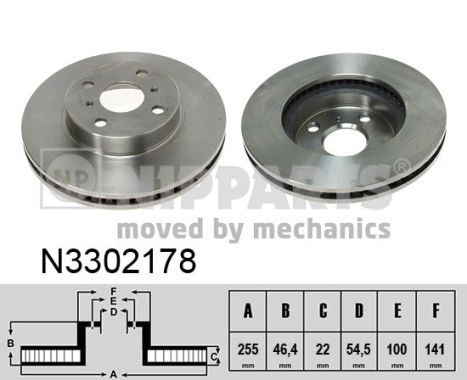 Nipparts Remschijven N3302178