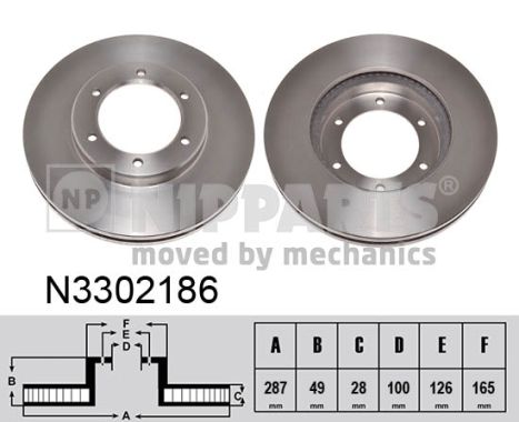 Nipparts Remschijven N3302186