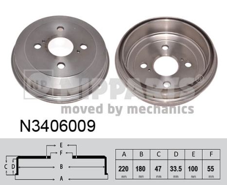 Nipparts Remtrommel N3406009