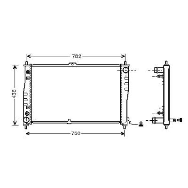 Diederichs Radiateur 8658006