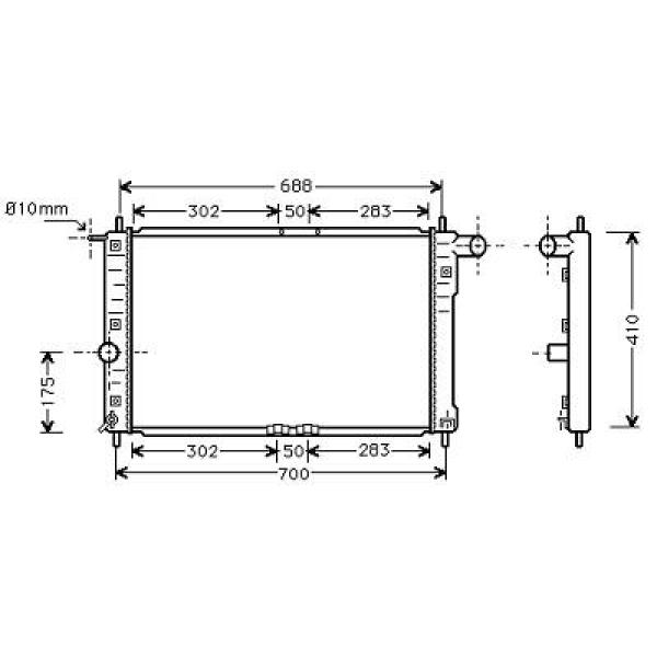 Diederichs Radiateur 8692005