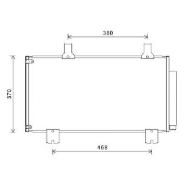 Diederichs Airco condensor DCC1214