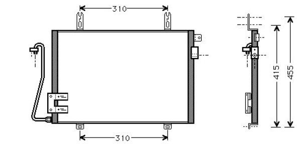 Diederichs Airco condensor DCC1325