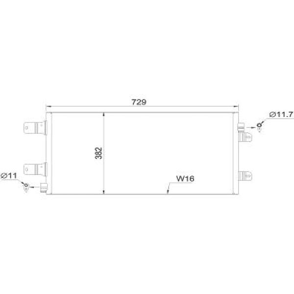 Diederichs Airco condensor DCC1358