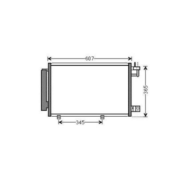 Diederichs Airco condensor DCC1640