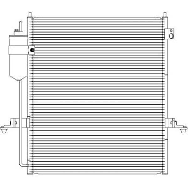 Diederichs Airco condensor DCC1715