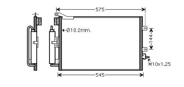 Diederichs Airco condensor DCC1765