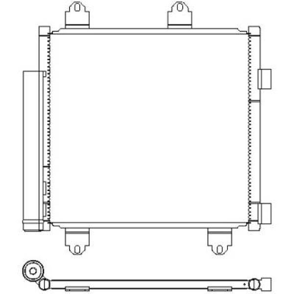 Diederichs Airco condensor DCC2020