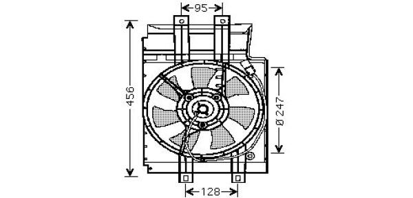 Diederichs Ventilator aircocondensor DCL1018