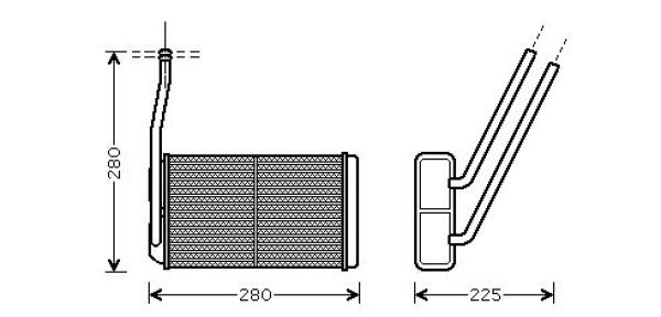 Diederichs Kachelradiateur DCM1015