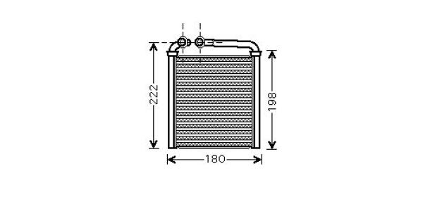 Diederichs Kachelradiateur DCM1253