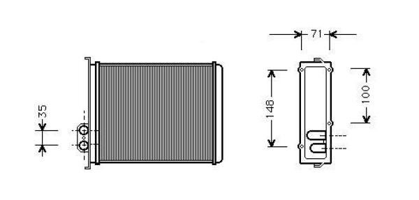 Diederichs Kachelradiateur DCM1260