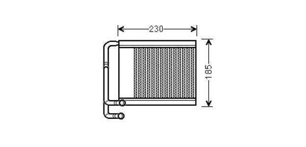 Diederichs Kachelradiateur DCM1299