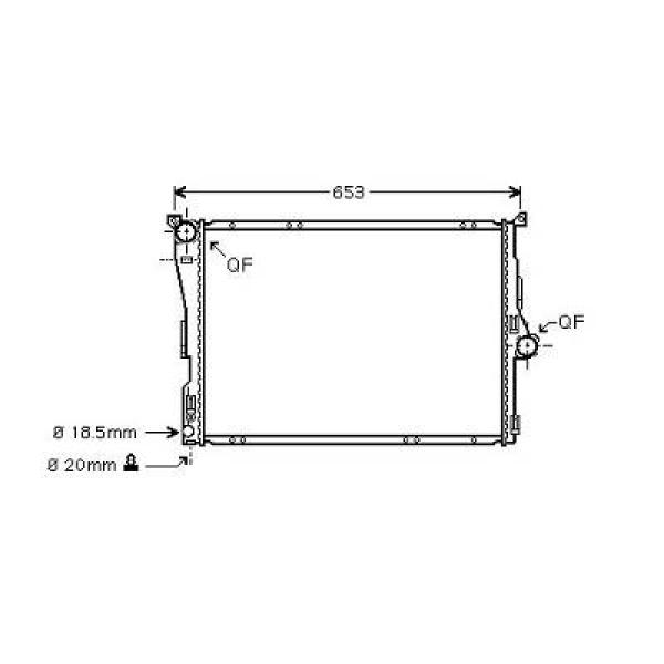 Diederichs Radiateur DCM1578