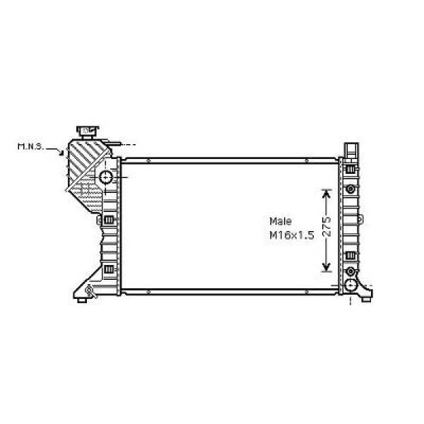 Diederichs Radiateur DCM2359