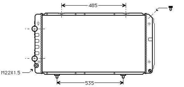 Diederichs Radiateur DCM2750