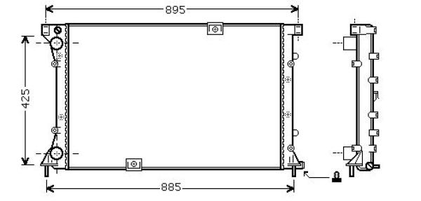 Diederichs Radiateur DCM2927