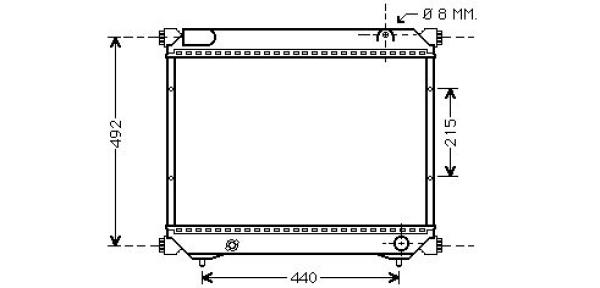 Diederichs Radiateur DCM3091