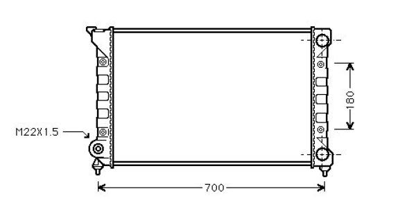 Diederichs Radiateur DCM3390