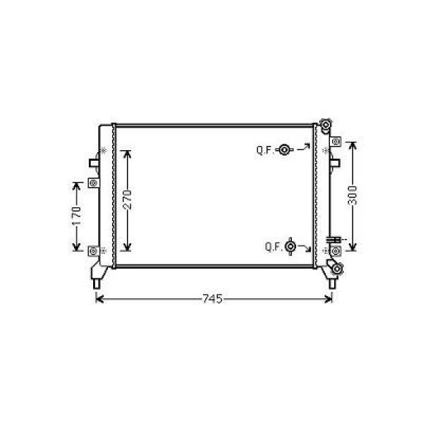 Diederichs Radiateur DCM3464