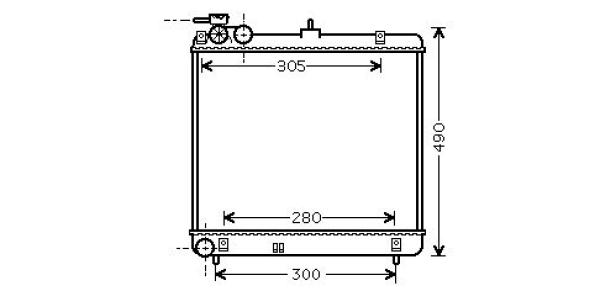 Diederichs Radiateur DCM3703