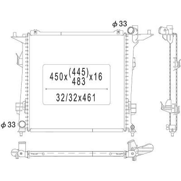 Diederichs Radiateur DCM3791