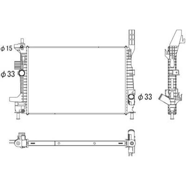 Diederichs Radiateur DCM3866