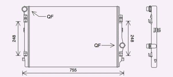 Diederichs Radiateur DCM3868