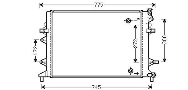 Diederichs Radiateur DCM3873