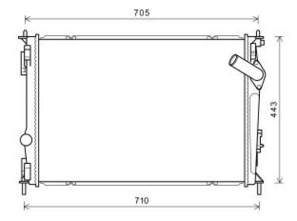 Diederichs Radiateur DCM3880