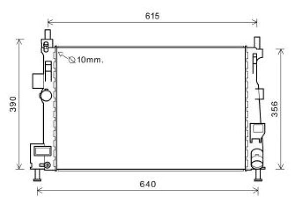 Diederichs Radiateur DCM3899