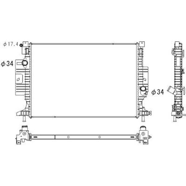 Diederichs Radiateur DCM3910