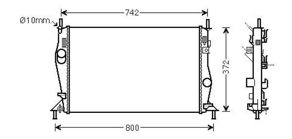 Diederichs Radiateur DCM3924