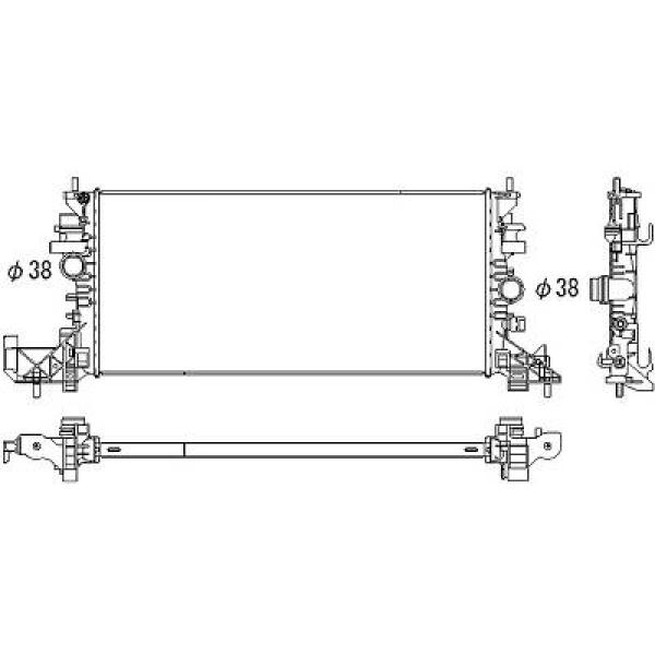 Diederichs Radiateur DCM3931