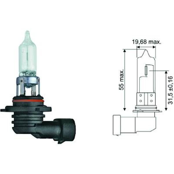 Diederichs Gloeilamp, koplamp LID10026