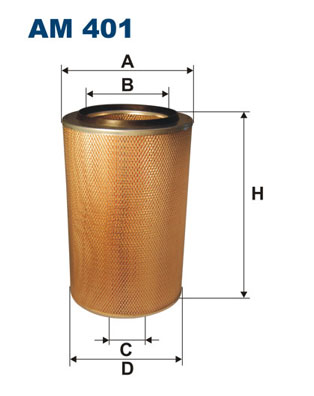 Filtron Luchtfilter AM 401