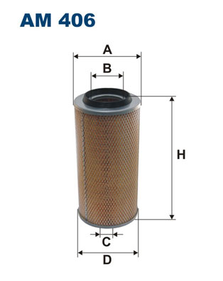 Filtron Luchtfilter AM 406