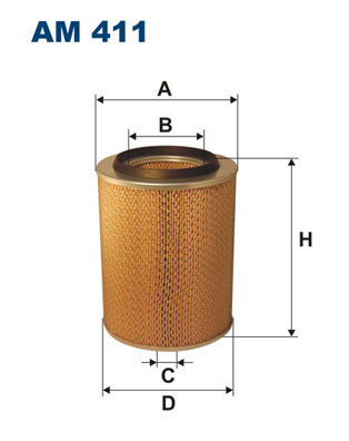 Filtron Luchtfilter AM 411