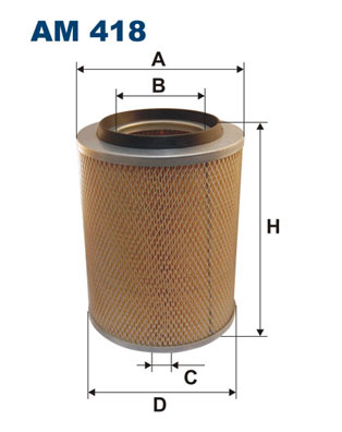 Filtron Luchtfilter AM 418