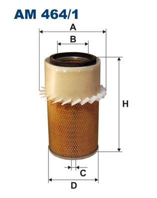 Filtron Luchtfilter AM 464/1