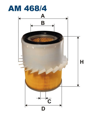 Filtron Luchtfilter AM 468/4