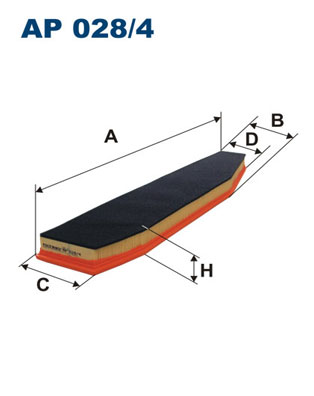 Filtron Luchtfilter AP 028/4